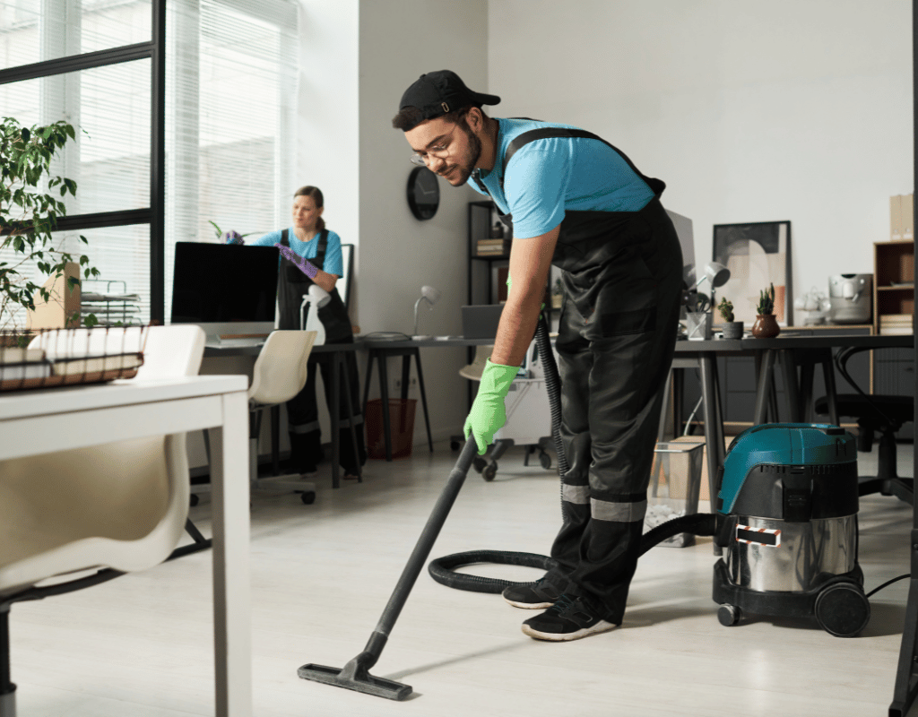 Standard office cleaning with vacuuming and surface cleaning by 302CleanIt in New Castle County DE