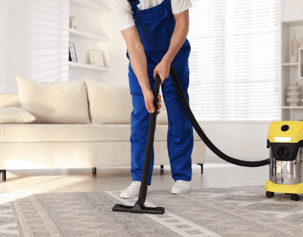 Student apartment vacuuming service for clean rugs and living areas in New Castle County DE